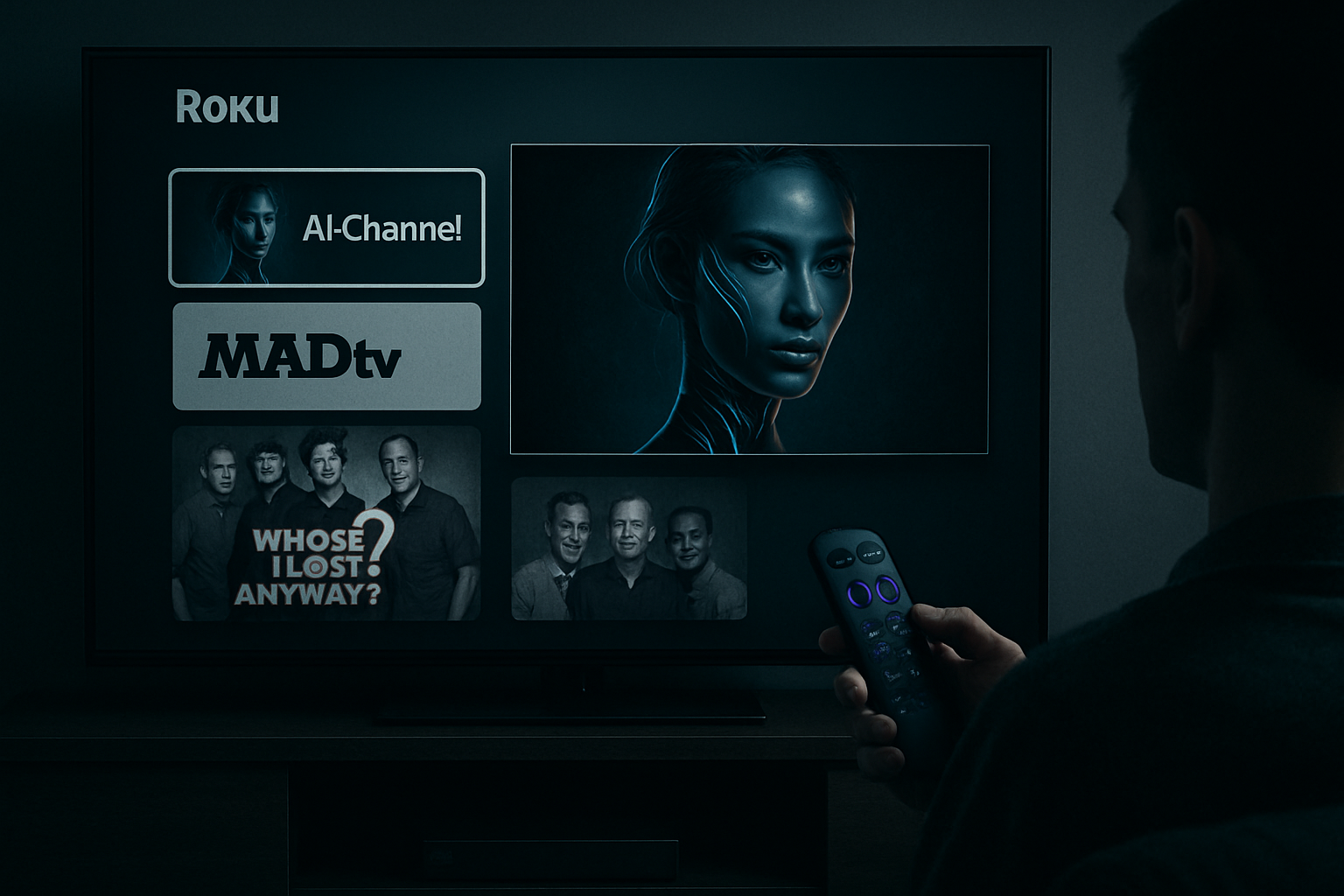 Roku mise sur l'IA avec une chaîne de contenu généré en continu