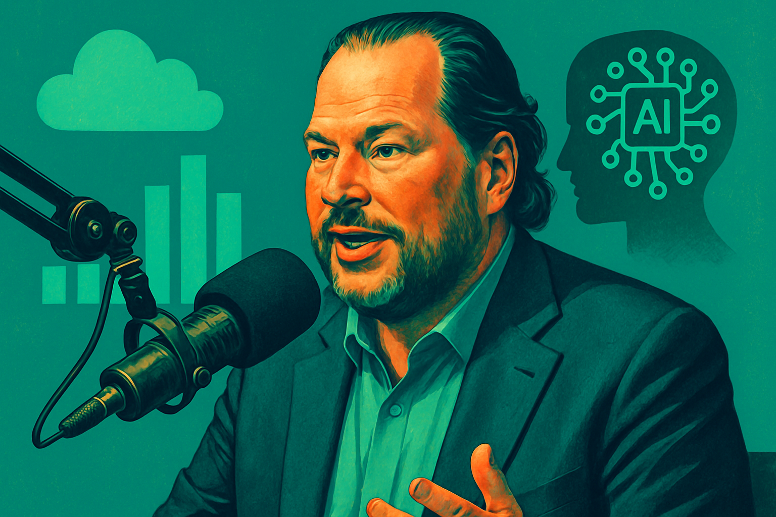 Salesforce a misé sur Anthropic faute d'OpenAI, Benioff vise des milliards