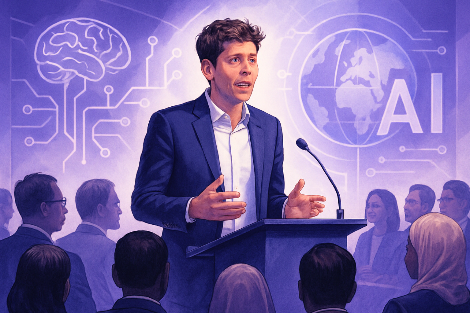 Sam Altman d'OpenAI : l'IA va transformer notre réalité matérielle