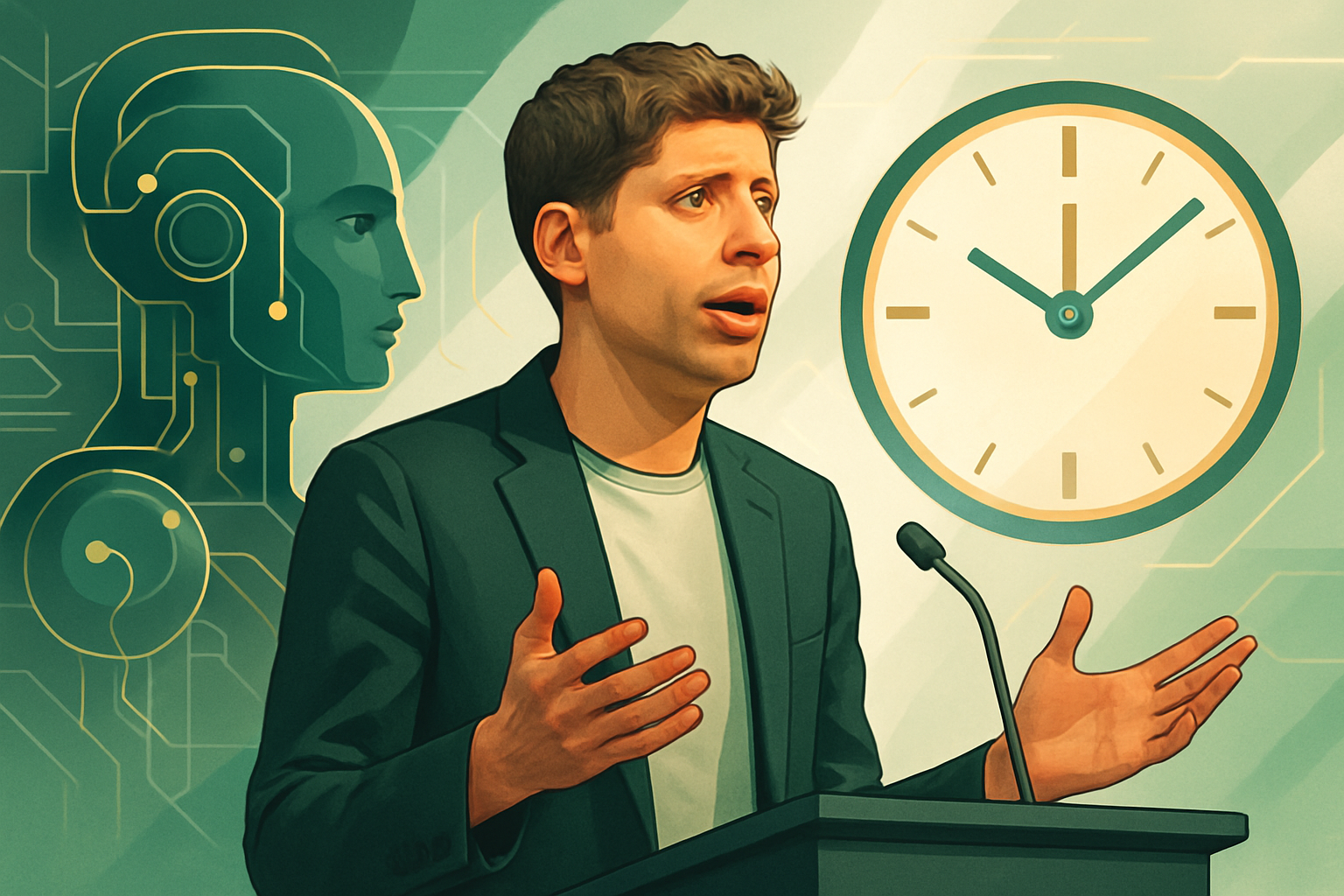 Brief IA : Sam Altman : l'IA ne réduit pas le temps de travail