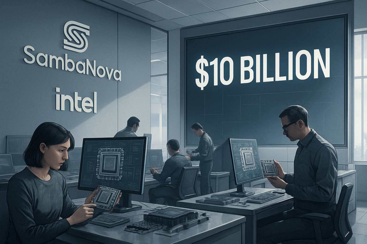 SambaNova et Intel : vers une valorisation de 10 milliards de dollars