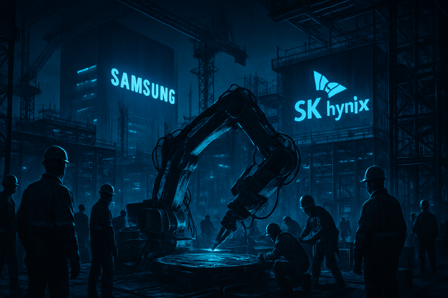 Samsung et SK Hynix : 590 milliards pour dominer le marché des puces