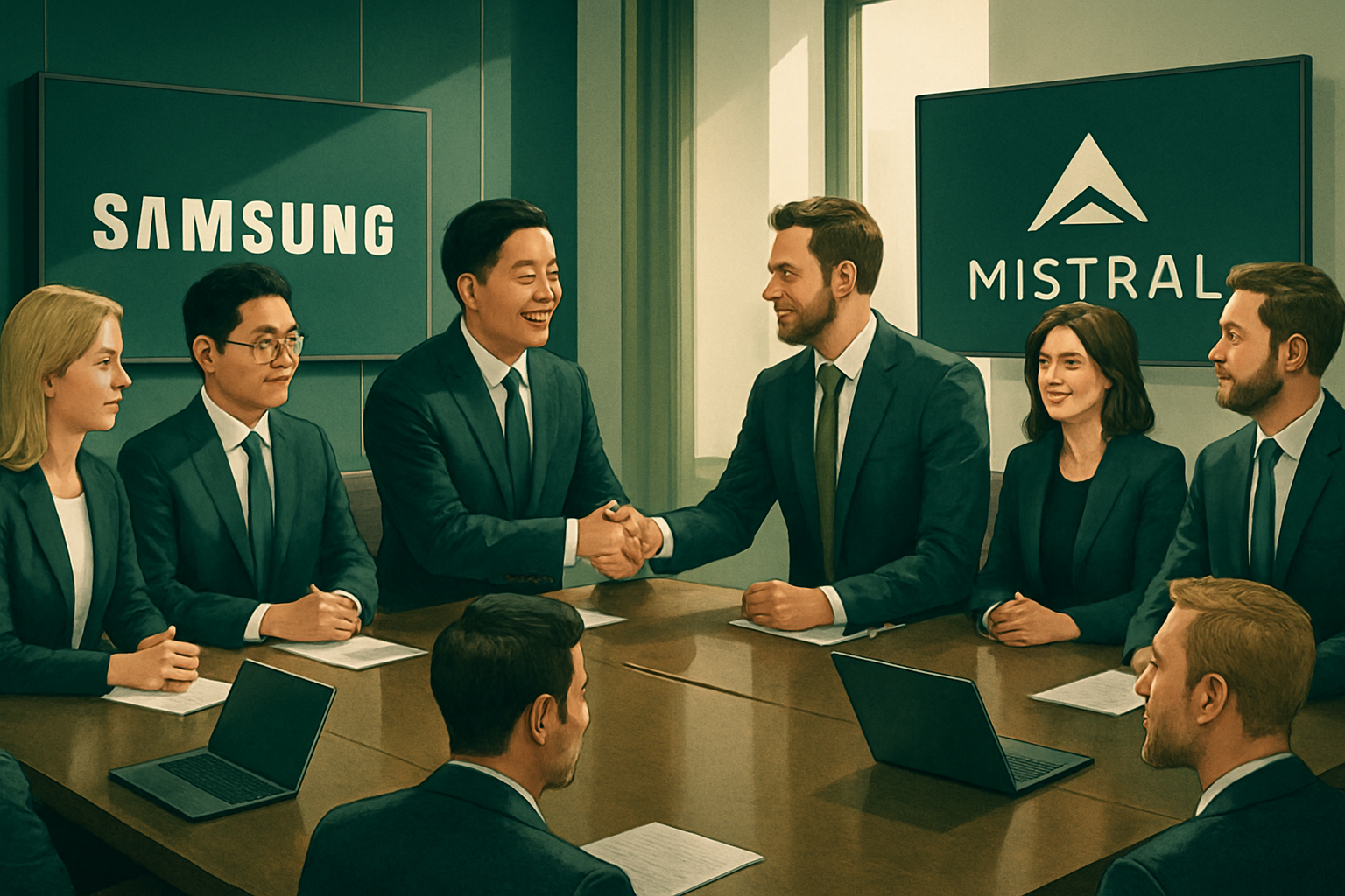 Samsung vise un investissement majeur dans Mistral IA