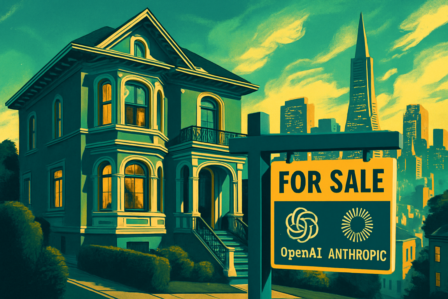San Francisco: $2.9M Home in OpenAI or Anthropic Stock