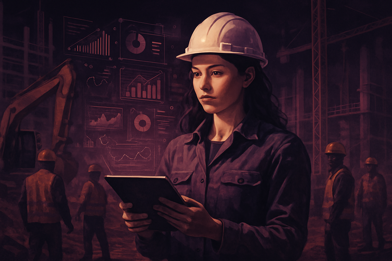 Sarah Buchner : charpentière devenue leader IA en construction