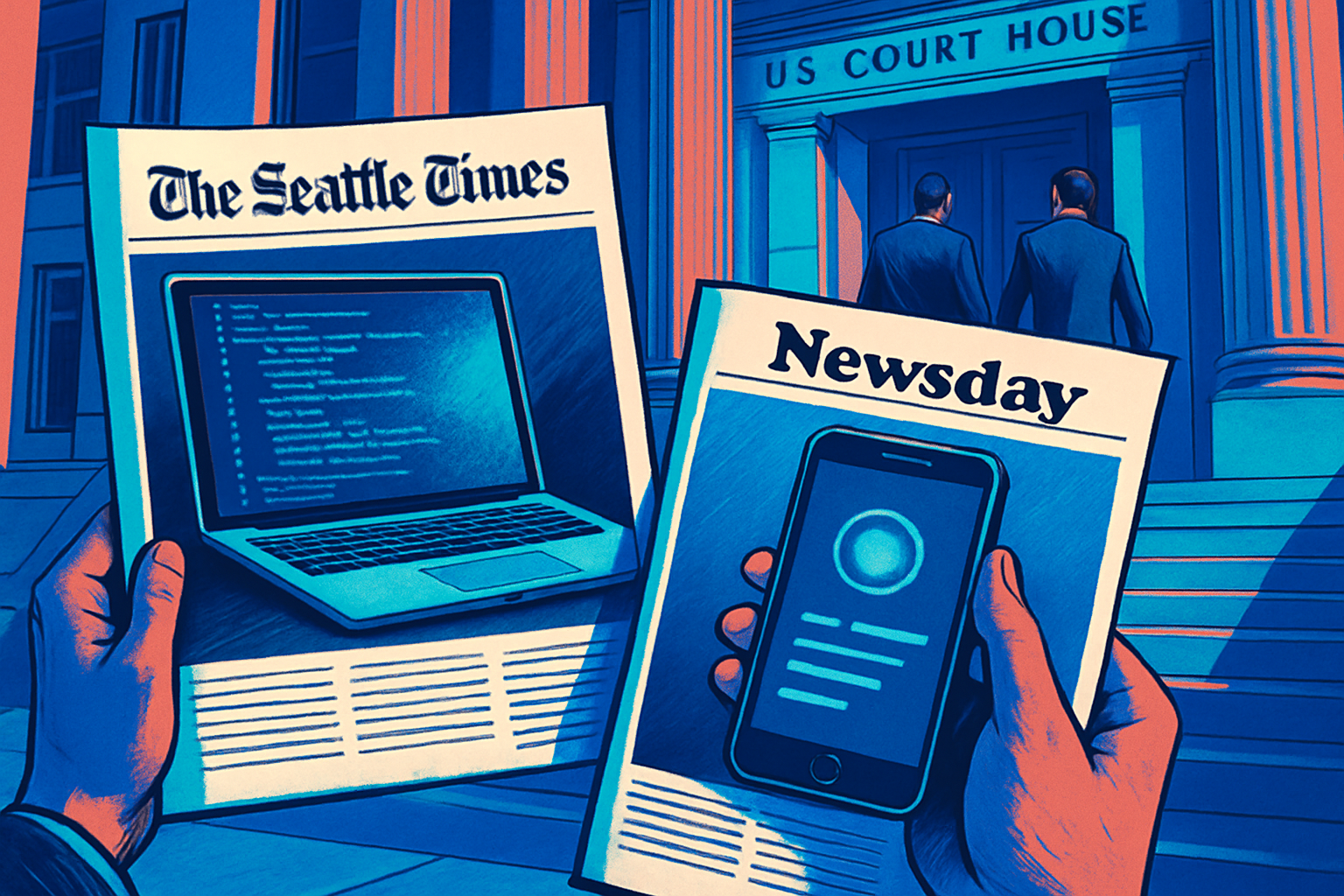 Seattle Times et Newsday attaquent OpenAI et Microsoft