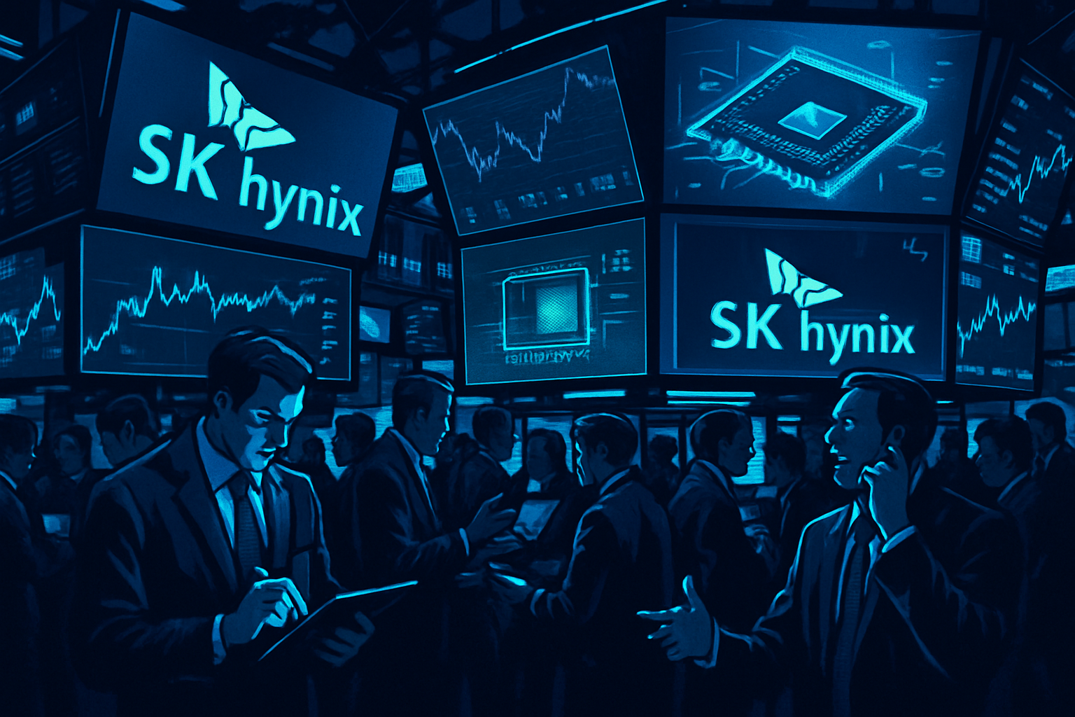 SK Hynix : la mémoire HBM, nouvel eldorado de l'IA, attire Wall Street
