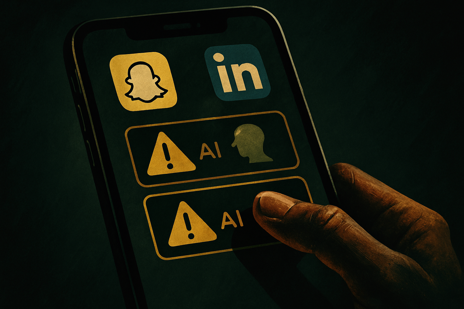 Snap et LinkedIn s'attaquent aux contenus IA de piètre qualité