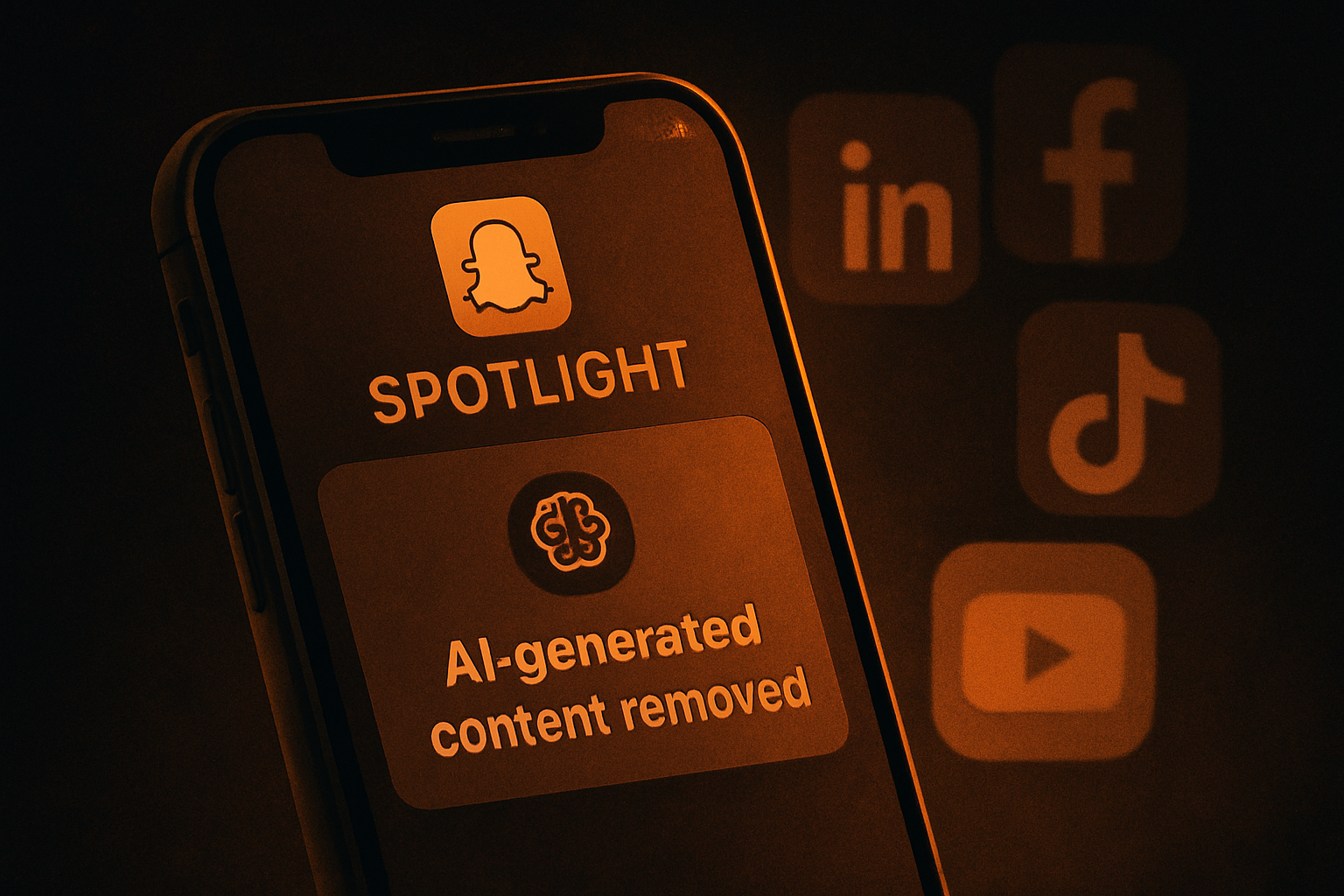 Snapchat et Meta face à l'AI slop : stratégies divergentes