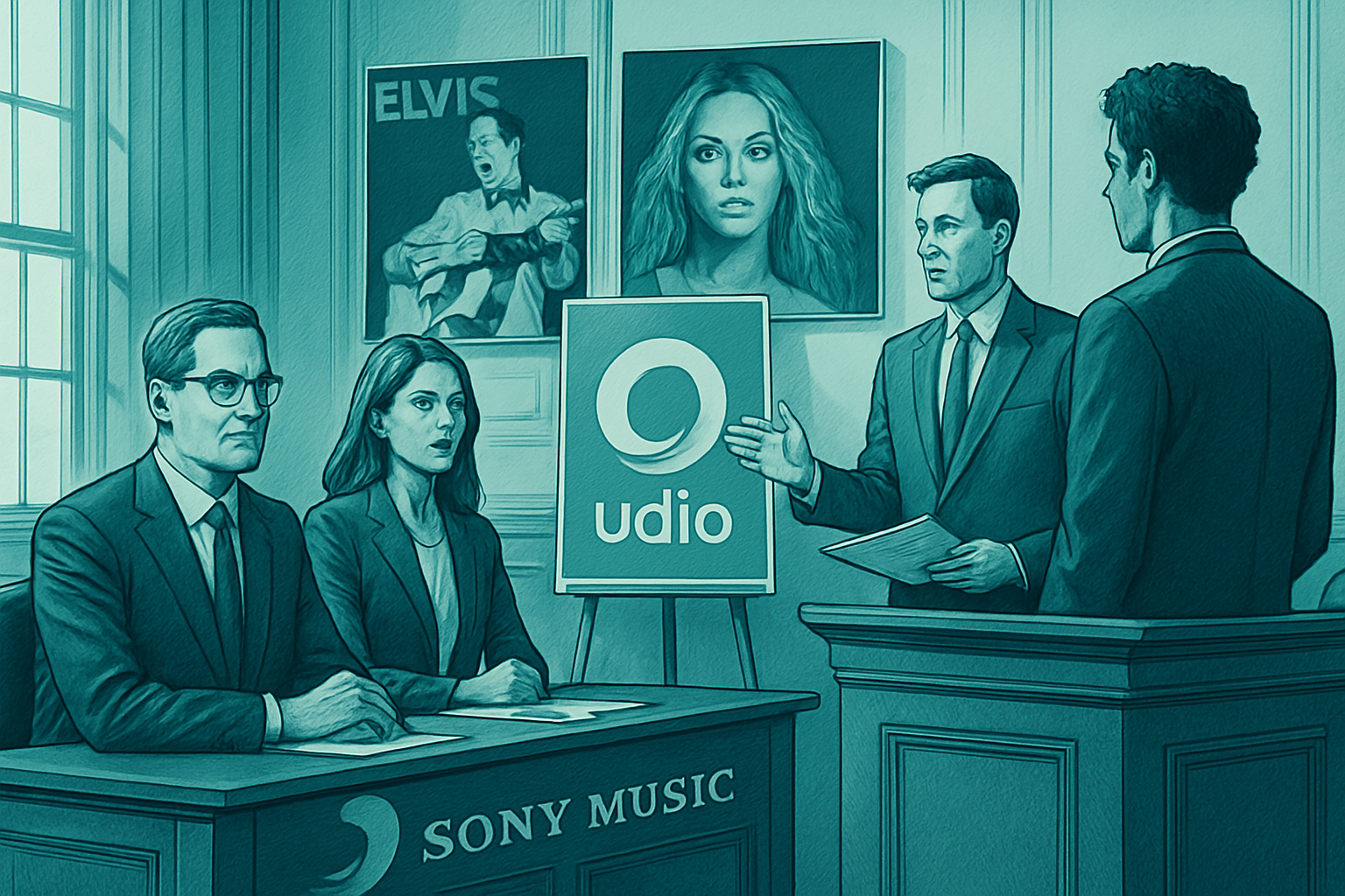 Sony attaque Udio pour 30 000 violations de droits d'auteur musicaux