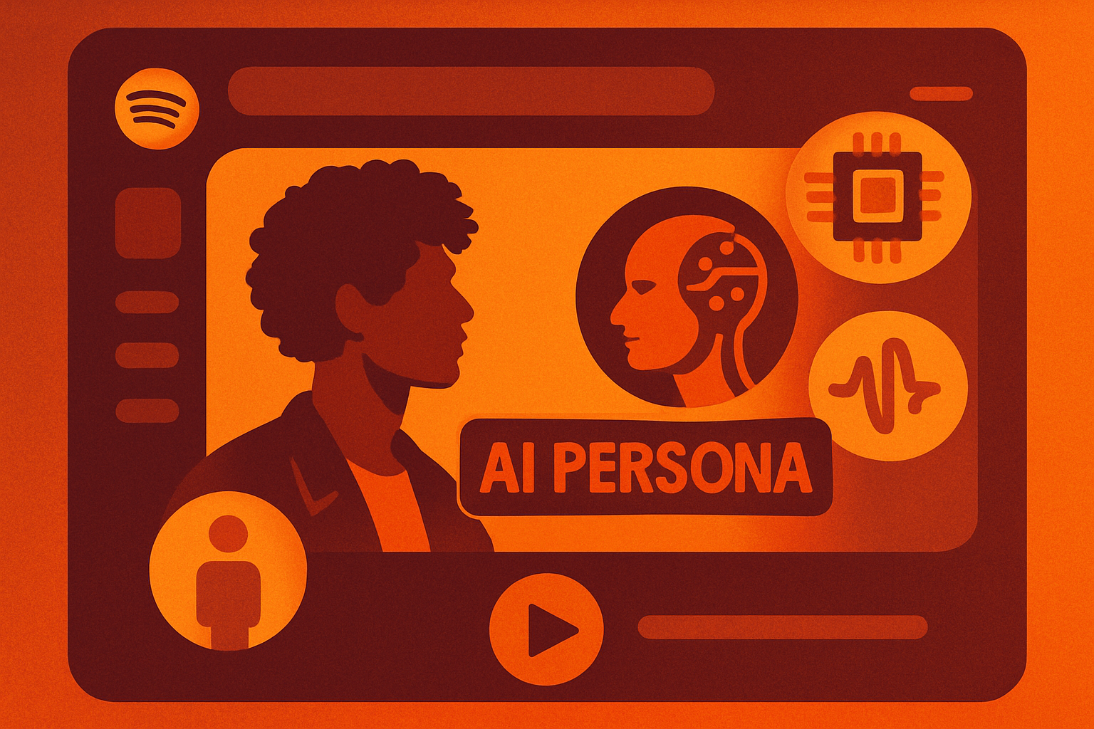 Spotify distingue les artistes IA avec le label AI Persona