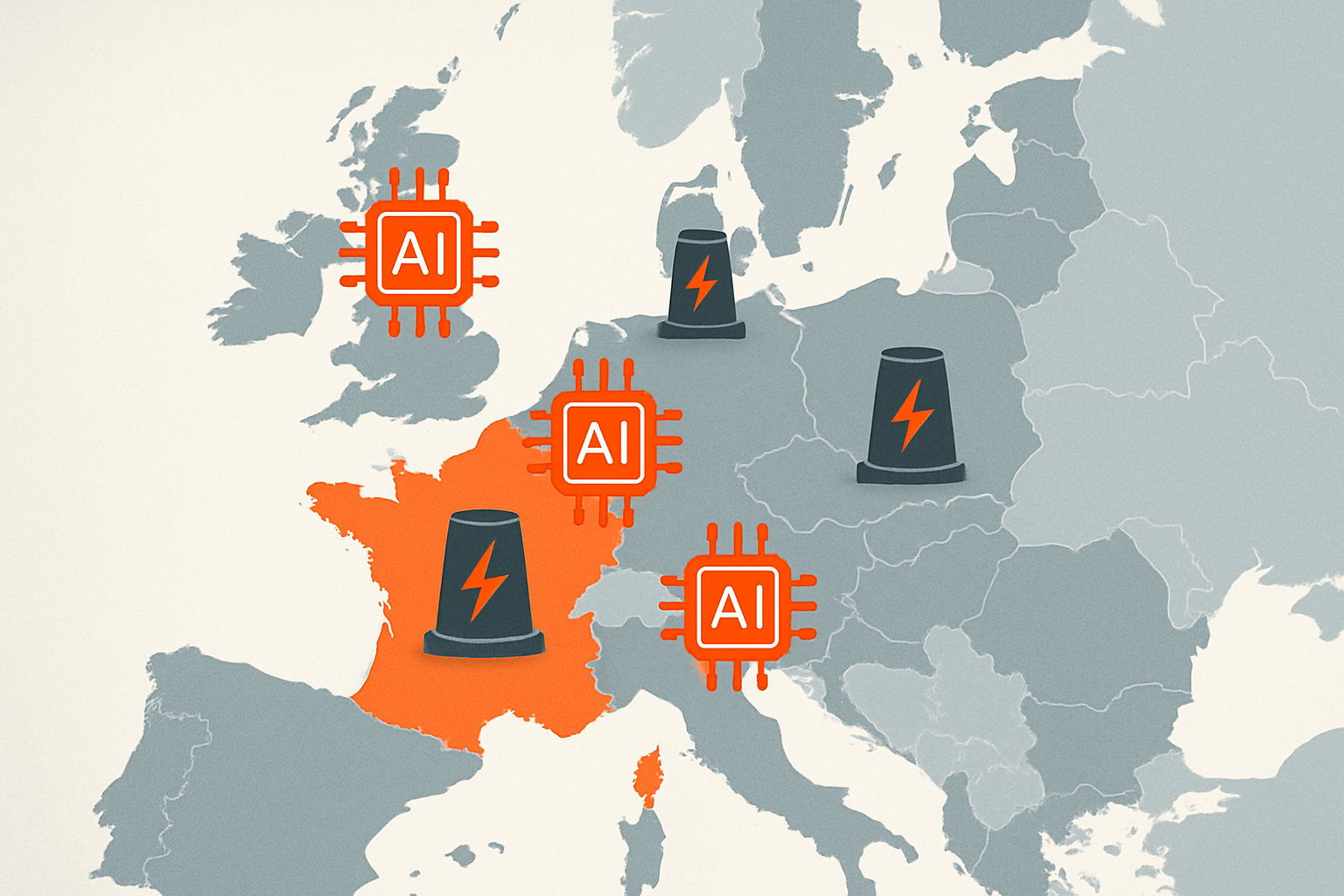 Startups IA en Europe : électricité et financement en ligne de mire