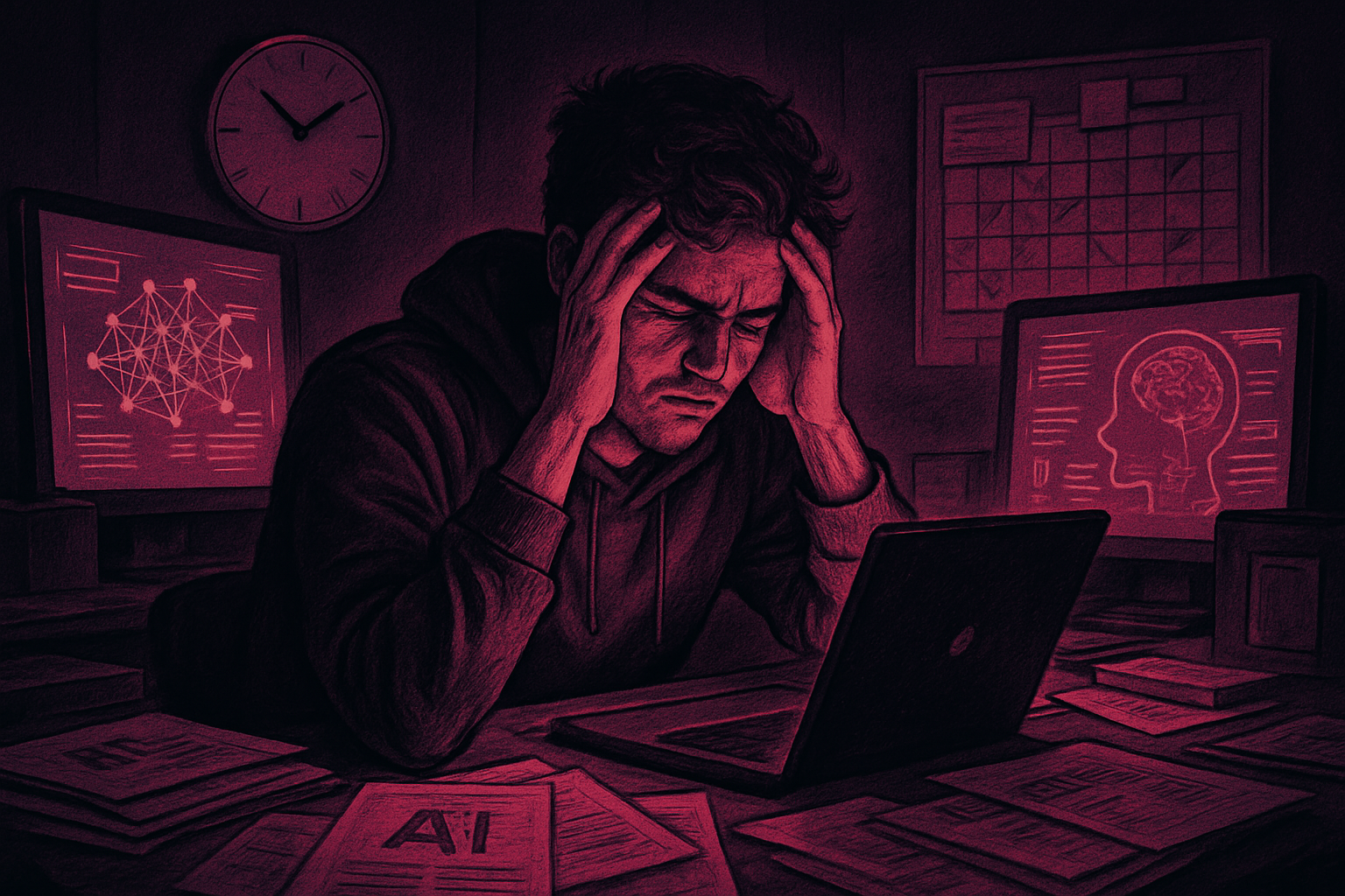 Brief IA : Stress et épuisement : les fondateurs de startups IA sous pression