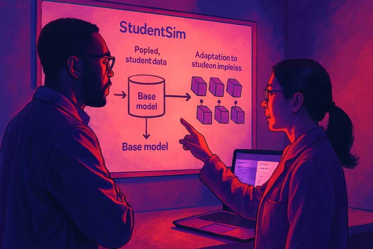 Brief IA : StudentSim : des élèves simulés pour entraîner les tuteurs IA
