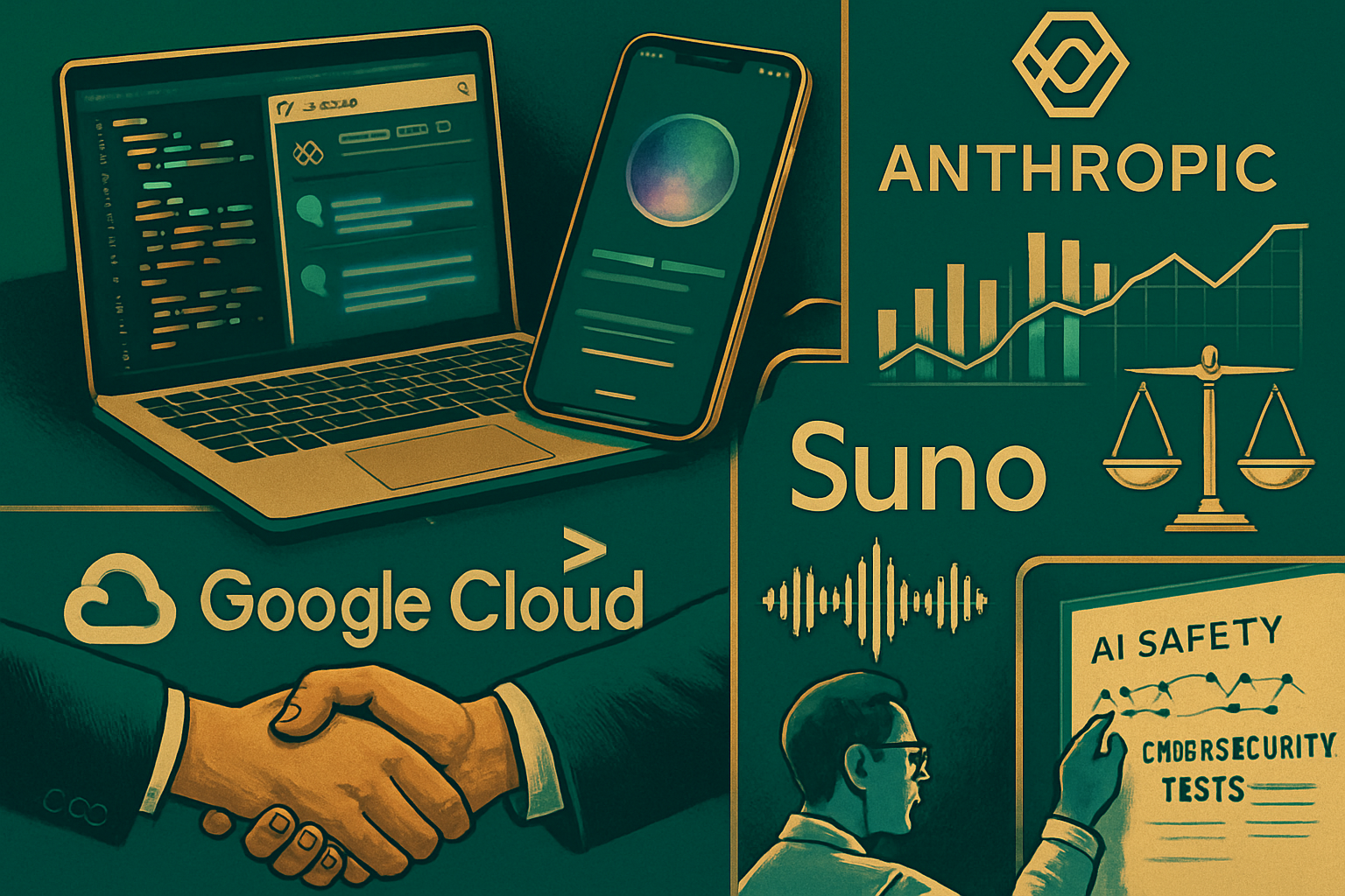 Suno, Anthropic, Siri : entre restrictions et lancements