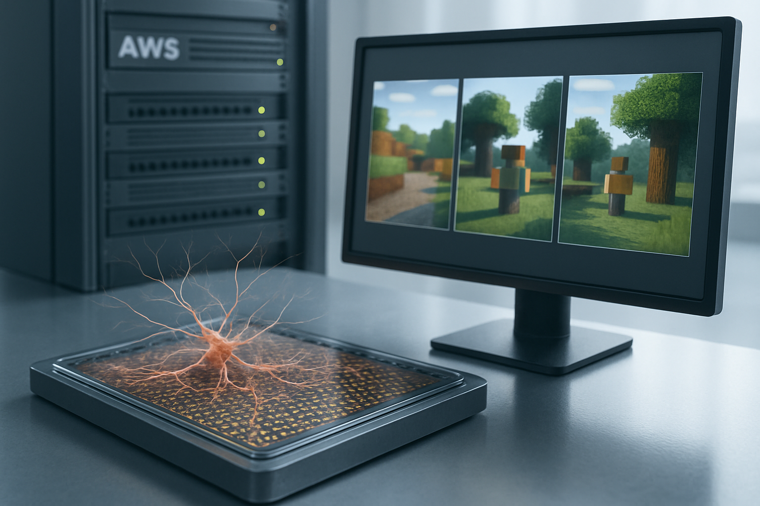 TBC mise sur des neurones cultivés pour accélérer la vidéo IA sur AWS