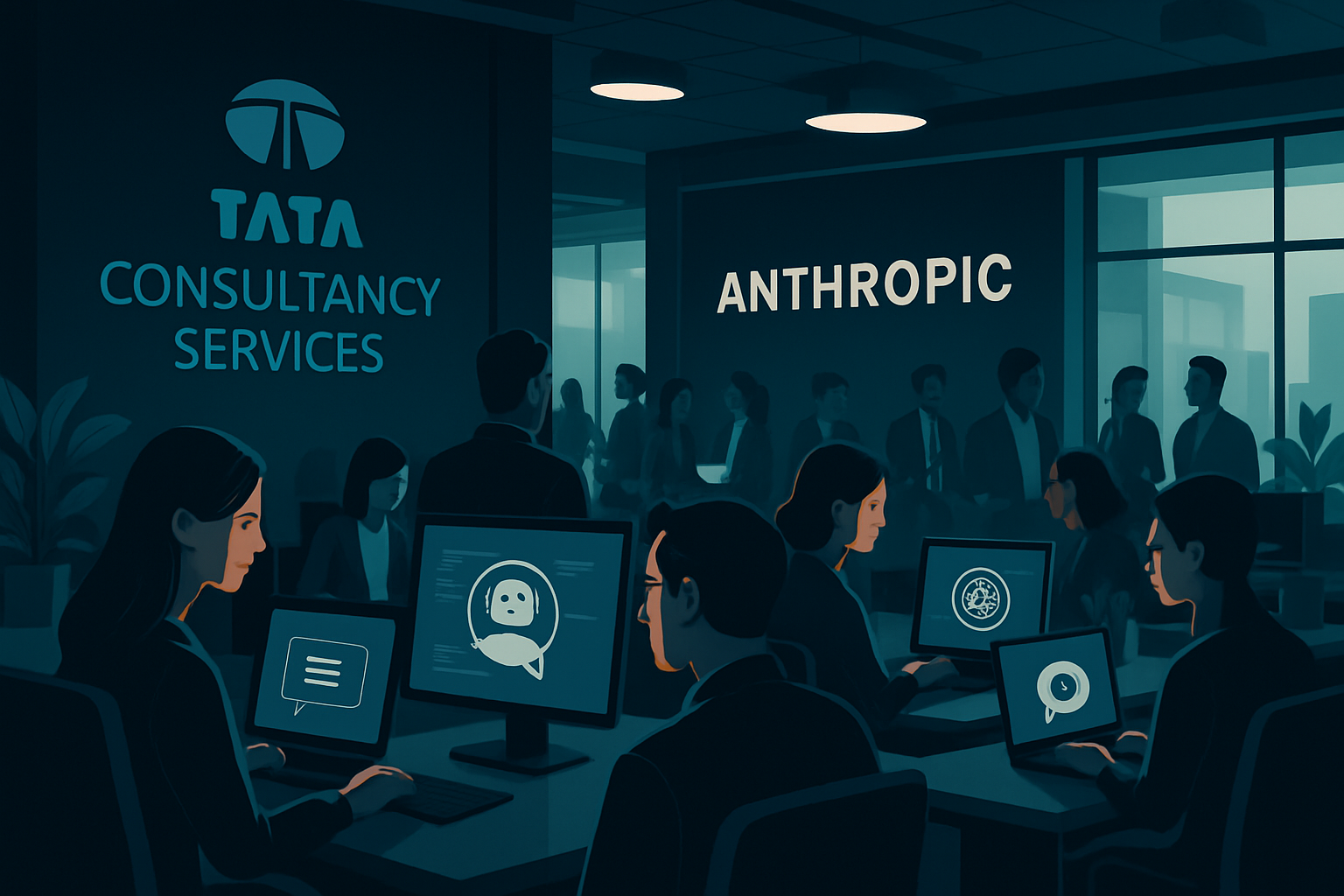 Brief IA : TCS et Anthropic : 50 000 employés accèdent à Claude