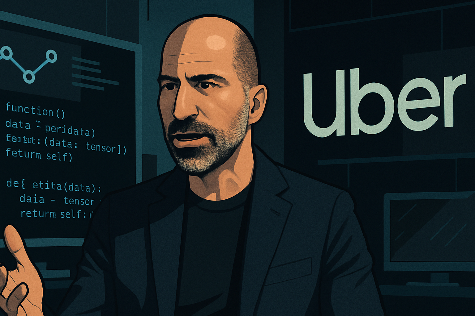 Brief IA : Uber priorise l'IA et réduit les embauches pour l'efficacité