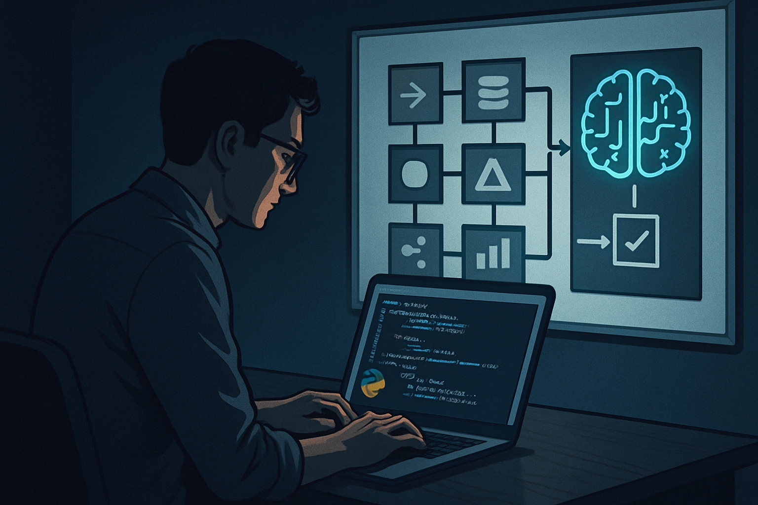 Un environnement Python contrôle strictement le contexte IA