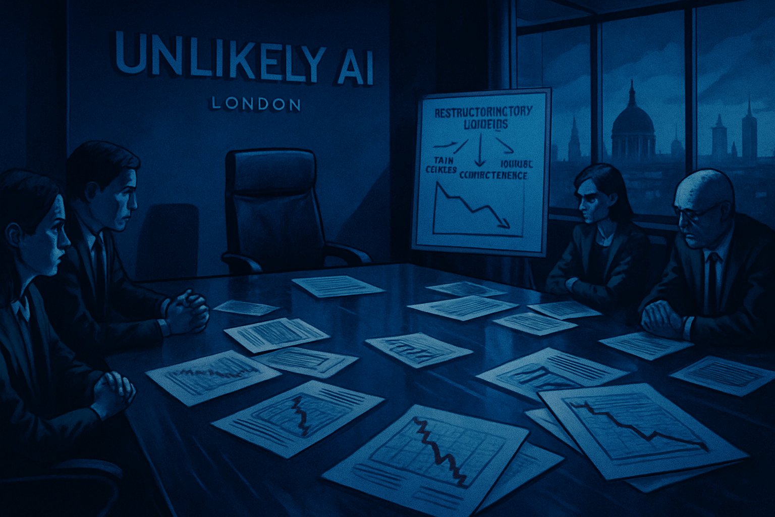 Unlikely AI : départs de cadres et pertes croissantes