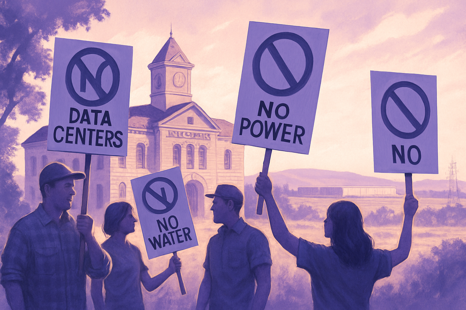 Brief IA : USA : adoption de l’IA, rejet local des data centers