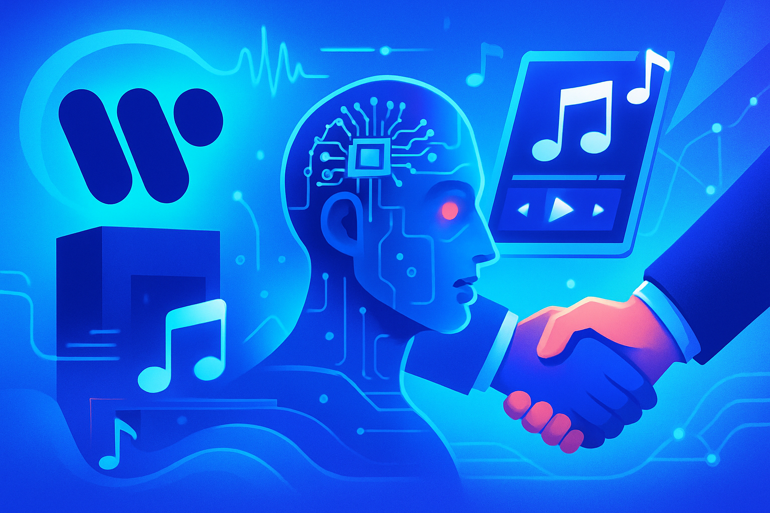 Warner Music Strengthens Its AI Strategy with the Acquisition of Sureel AI