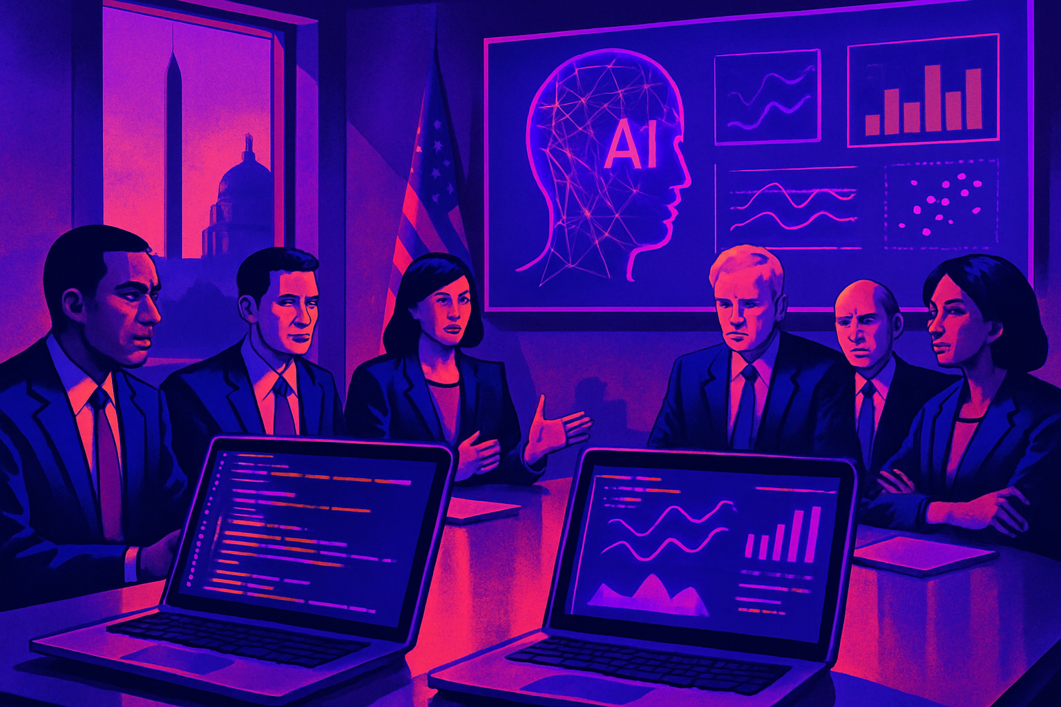 Brief IA : Washington : dilemme sur l'IA open source et sa régulation