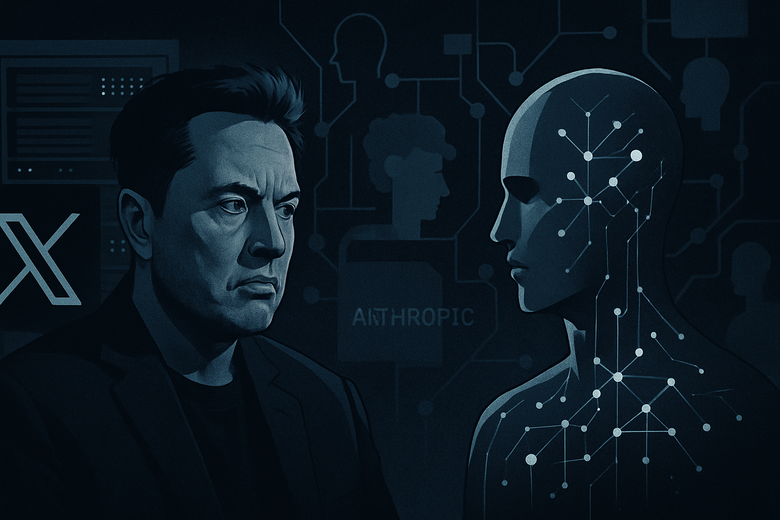 Brief IA : xAI d'Elon Musk : formation controversée sur les données de Claude