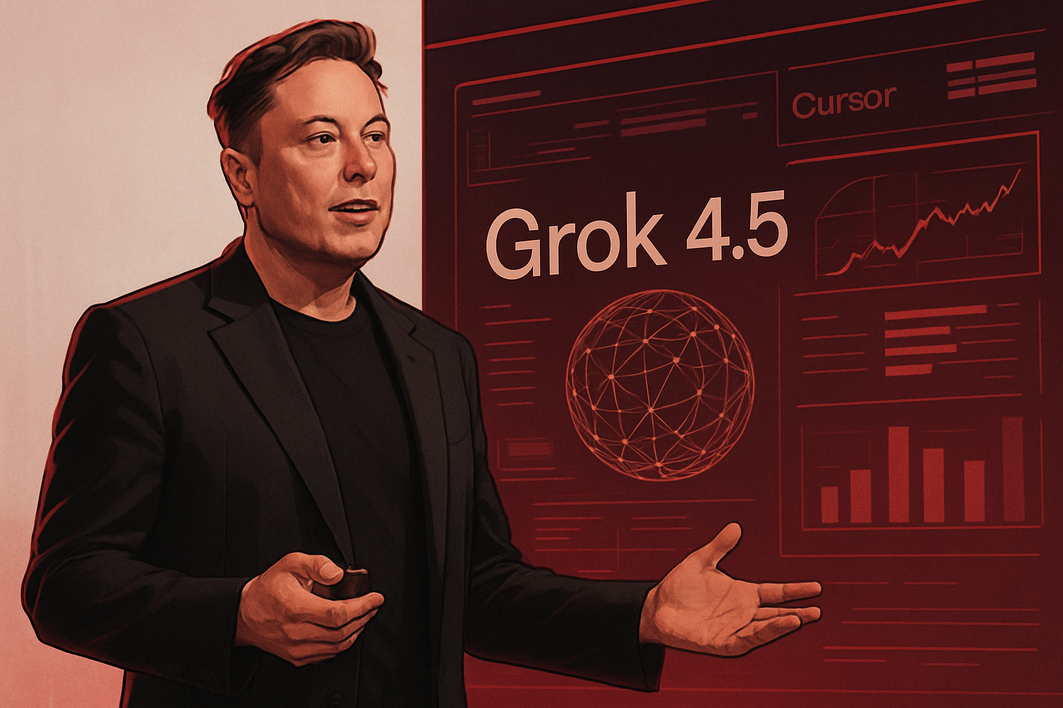 xAI et Elon Musk relancent Grok 4.5 face à Claude Opus