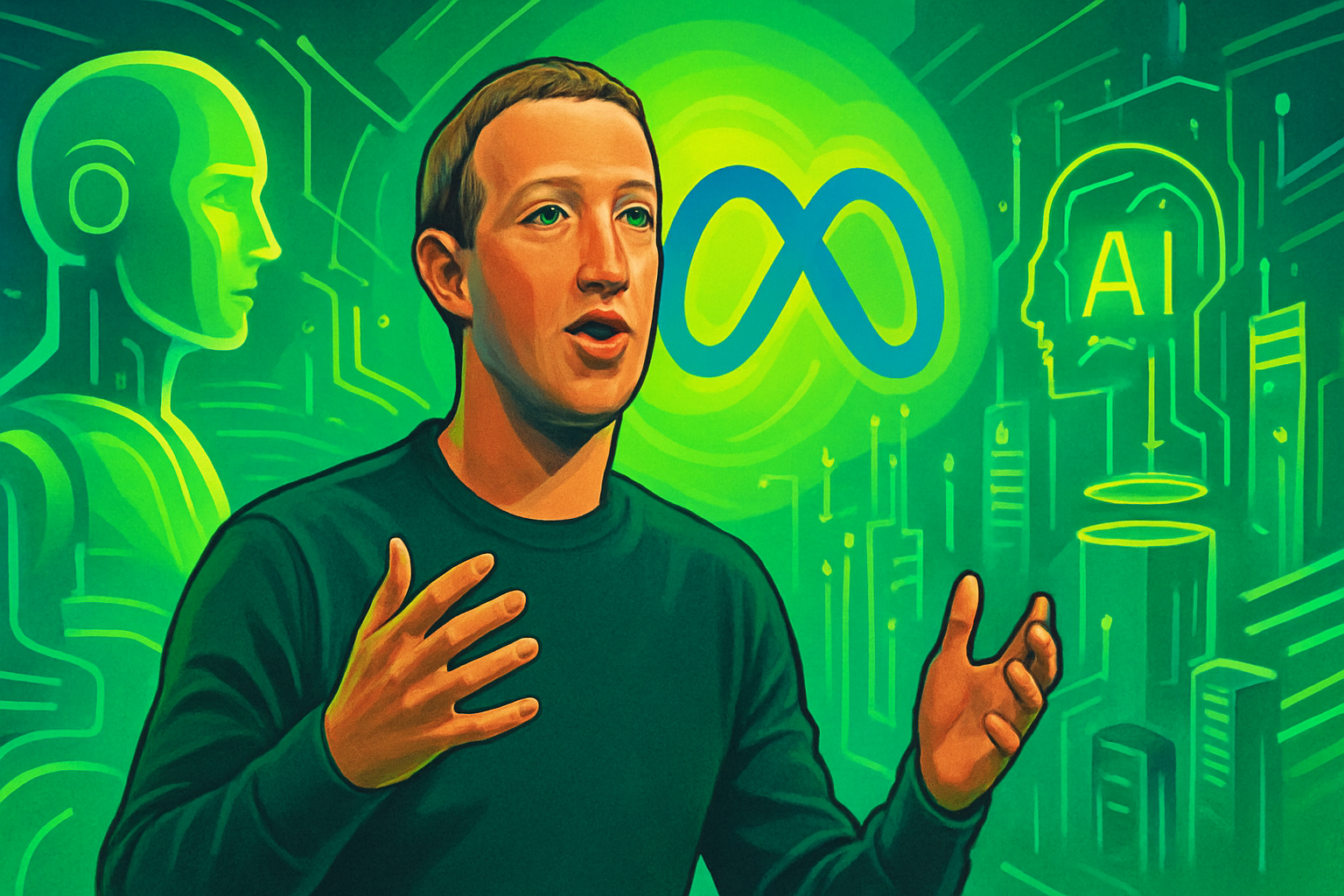 Brief IA : Zuckerberg critique les IA actuelles, Meta investit massivement