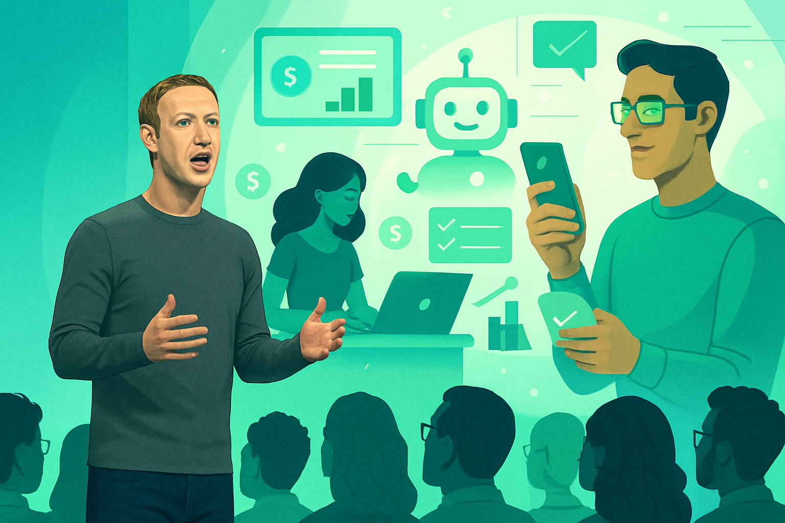 Zuckerberg : l'IA personnelle pour booster l'entrepreneuriat